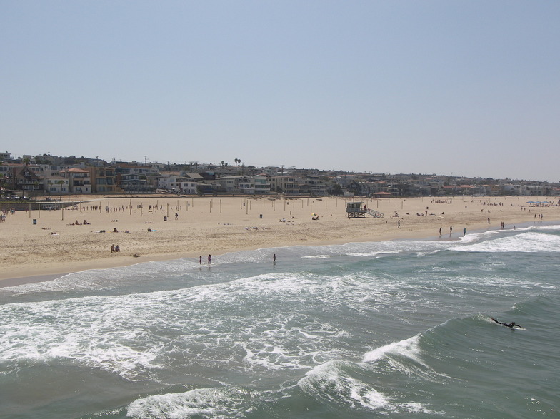 Manhattan Beach, CA : View of the Beach and Strand June 2007