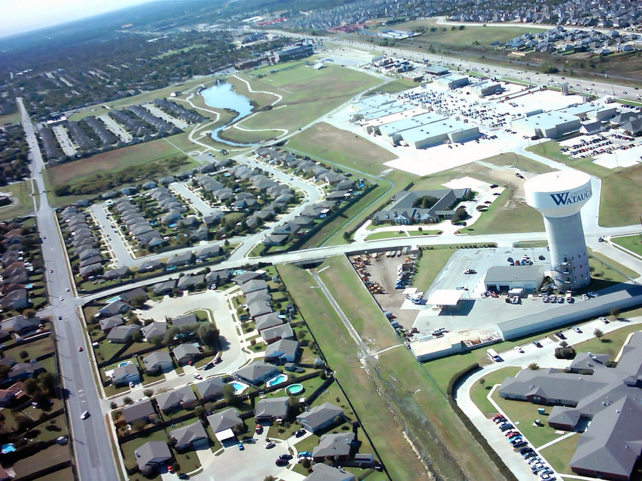 Watauga, TX: This is an aerial photo I took of the City of Watauga.