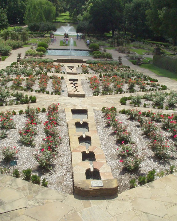 Fort Worth, TX: Rose Garden in the Ft. Worth Biotanical Garden