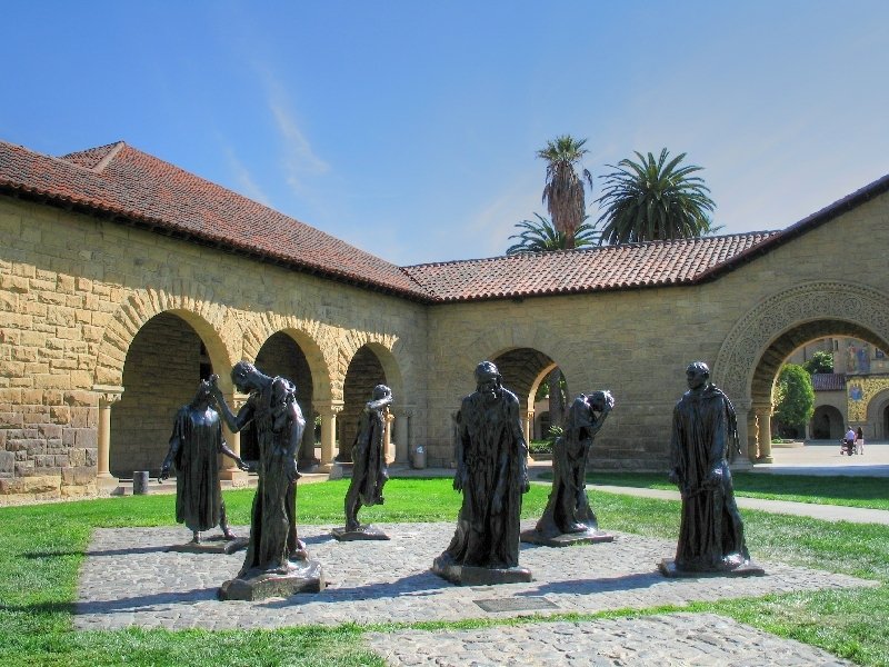 Stanford, CA : Stanford University Campus - Roden's sculptures photo