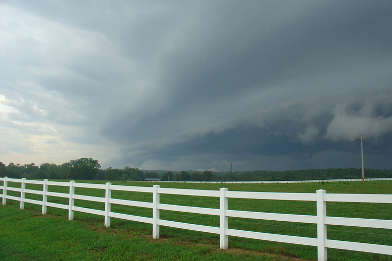 Carrollton, GA: July 07 Rain Storm Moving in over Mary Walker's Farm