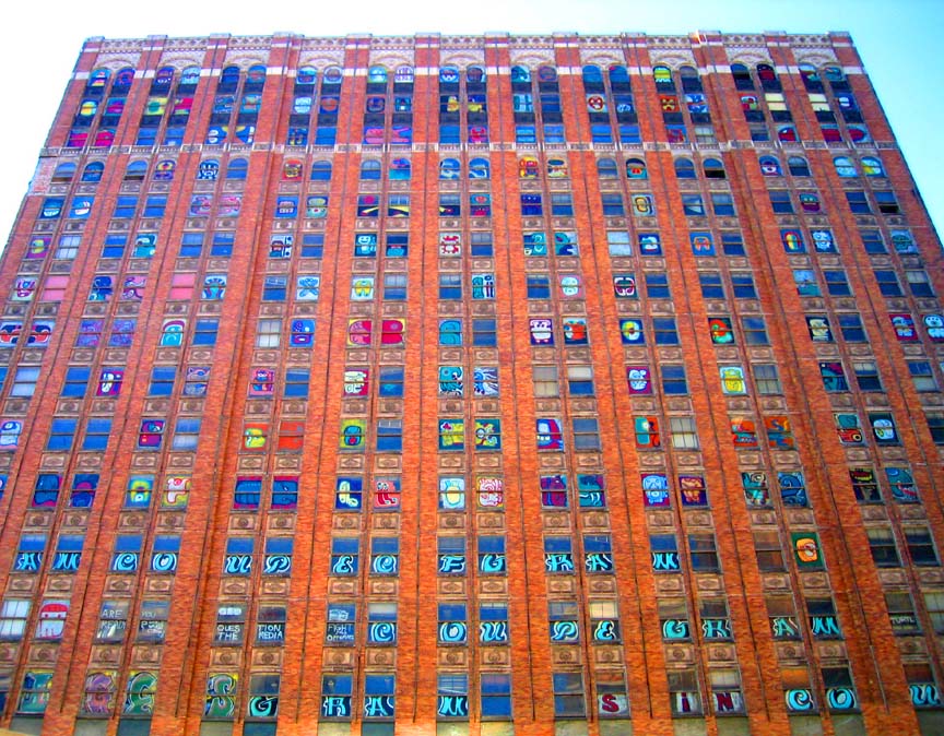 Detroit, MI: Building on Woodward, circa 1998