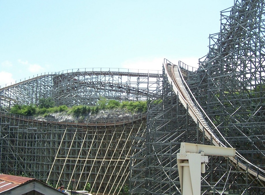 San Antonio, TX: The Rattler at Six Flags Fiesta Texas