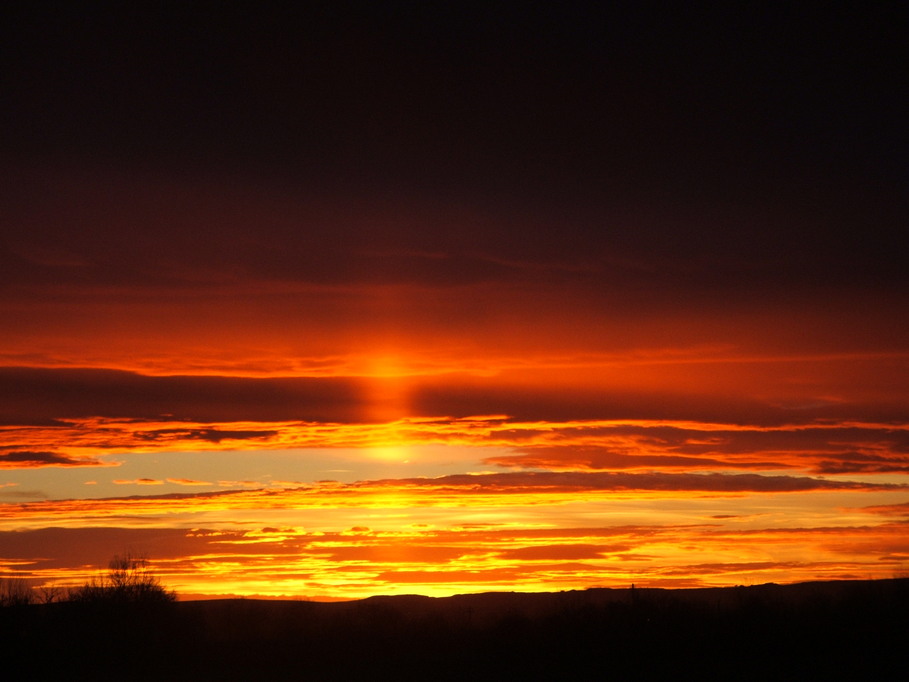 Torrington, WY: sunset on mckenna rd