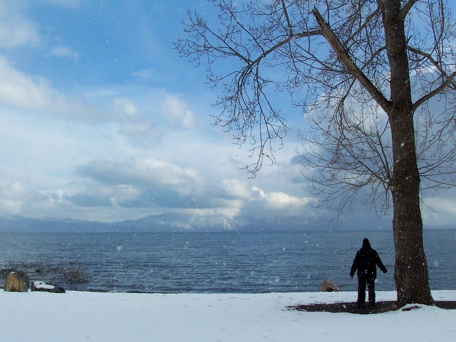 Kings Beach, CA Kings Beach in the winter photo, picture, image