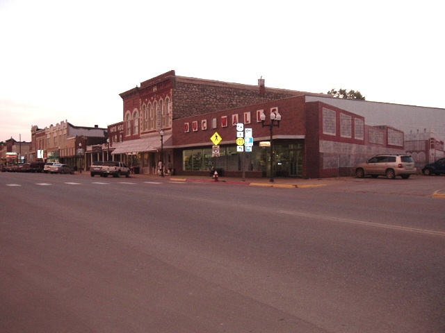 Council Grove, KS : Main Street looking West down the Santa fe Trail