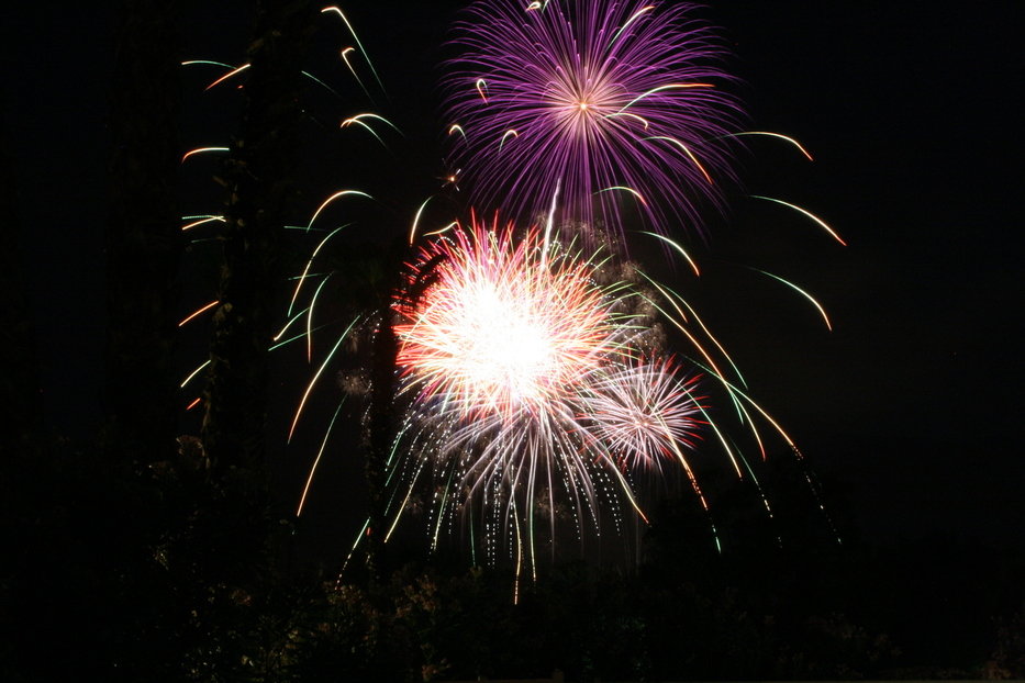 Rancho Mirage, CA : July 4, 2007 Fireworks Mission Hills Country Club, Rancho Mirage