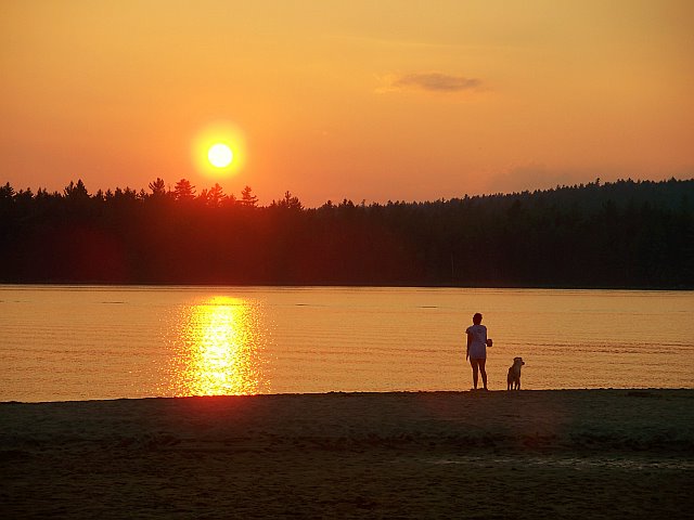 Andover, ME : Sunset at Richardson Lake