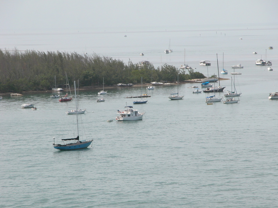 Key West, FL : Key West bay from cuise ship dock