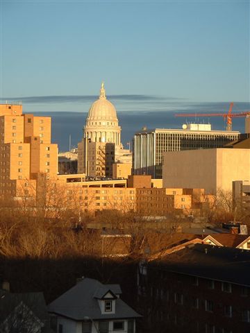 Madison, WI : Capital at Sunset