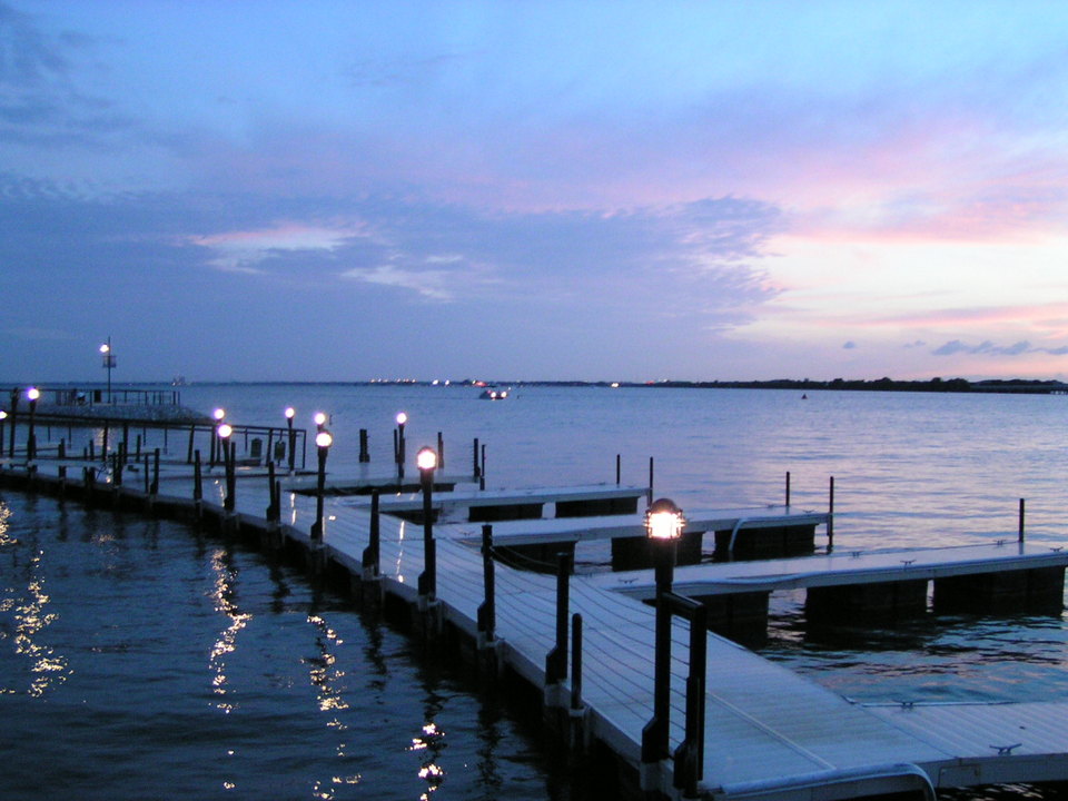 Rockwall, TX: View of Lake Ray Hubbard from the Harbor District