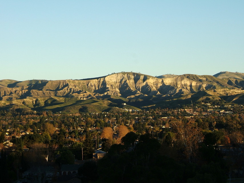 Simi Valley, CA: Sunrise on White Face, Simi Valley, California