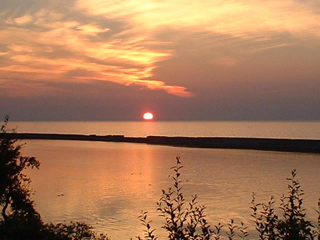 Oswego, NY: Lake Ontario Sunset