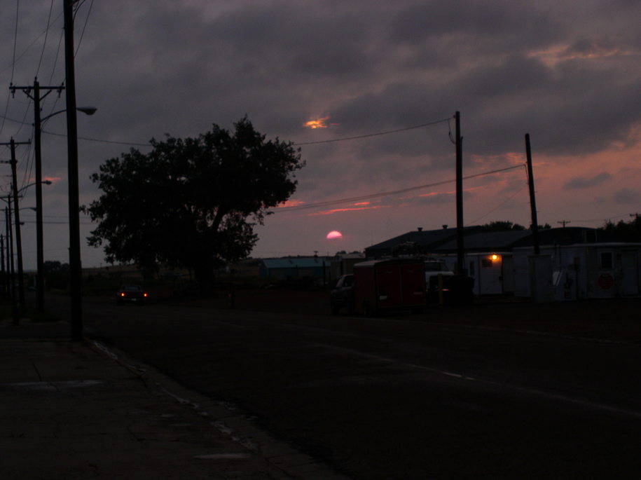 Baker, MT : Sunset in Baker