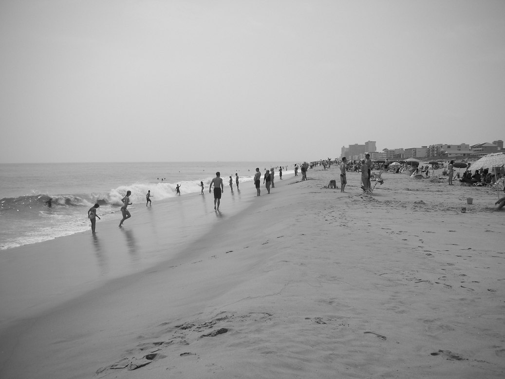 Ocean City, MD: North OC Beach Shot in August