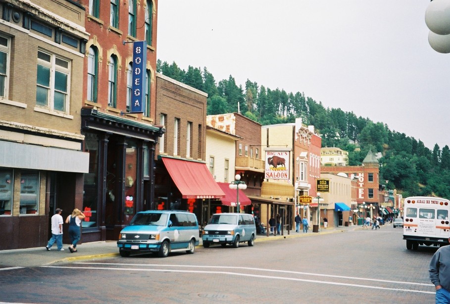 Deadwood, SD : Just another day on the streets of Deadwood South Dakota.