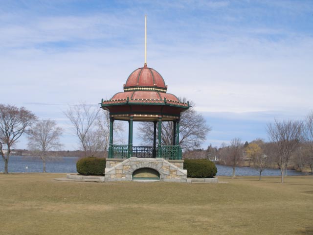 Wakefield, MA : Gazebo at Lake