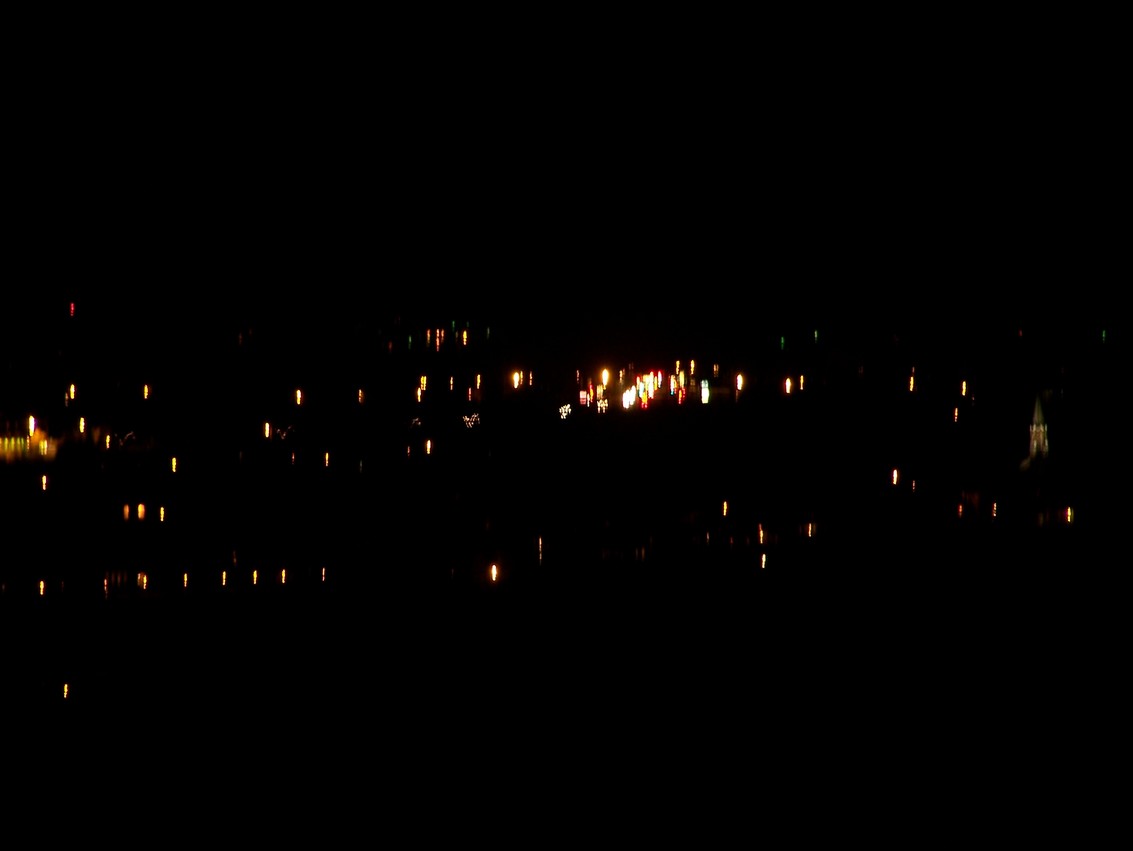 Galena, IL : Night Skyline