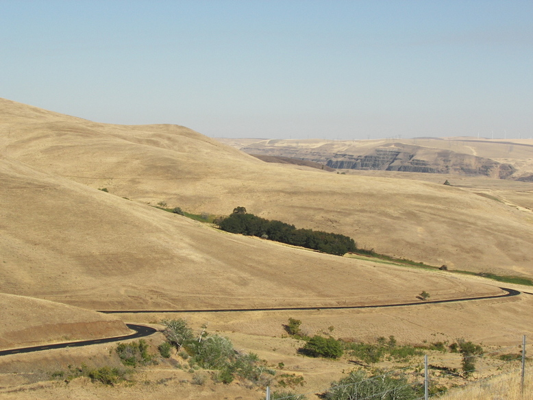 Goldendale, WA: View from the Upper Hills of Goldendale
