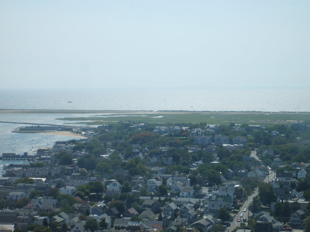 Provincetown, MA: Provincetown & the open Atlantic on the Outer Cape