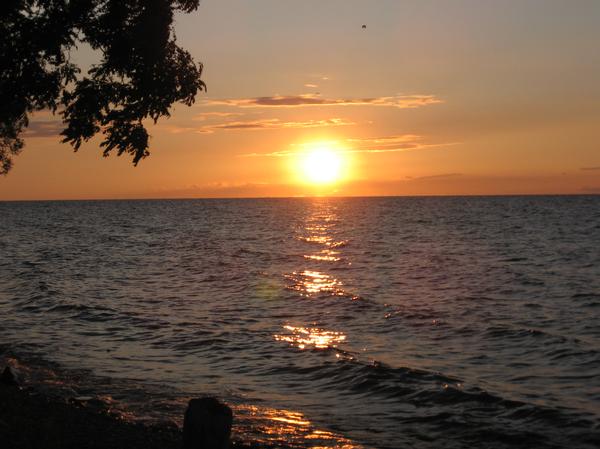 Williamson, NY: Sunset at B. Forman Park Lake Ontario in Williamson, NY