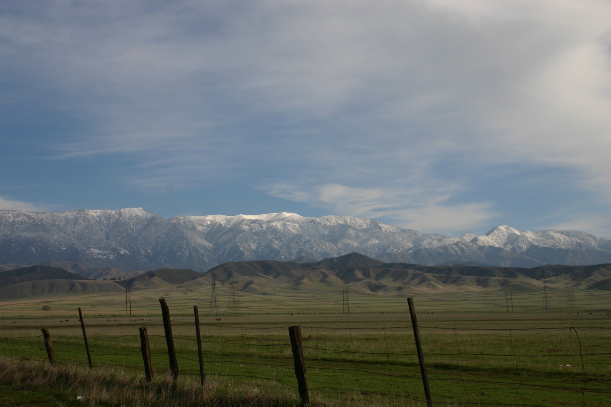 Beaumont, CA: Looking to the Northeast and Mt San Gorgonio