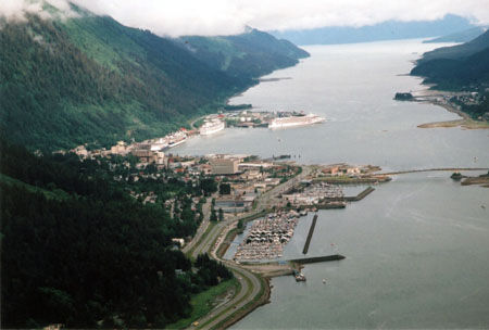 Juneau, AK: Juneau from above
