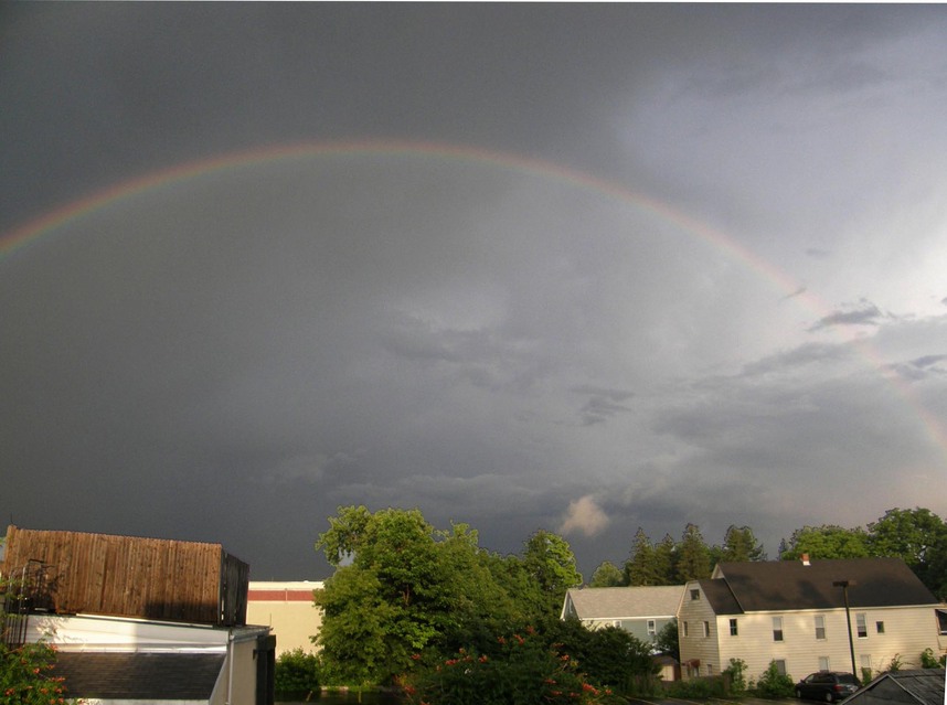 Scotia, NY: Rainbow Over Scotia