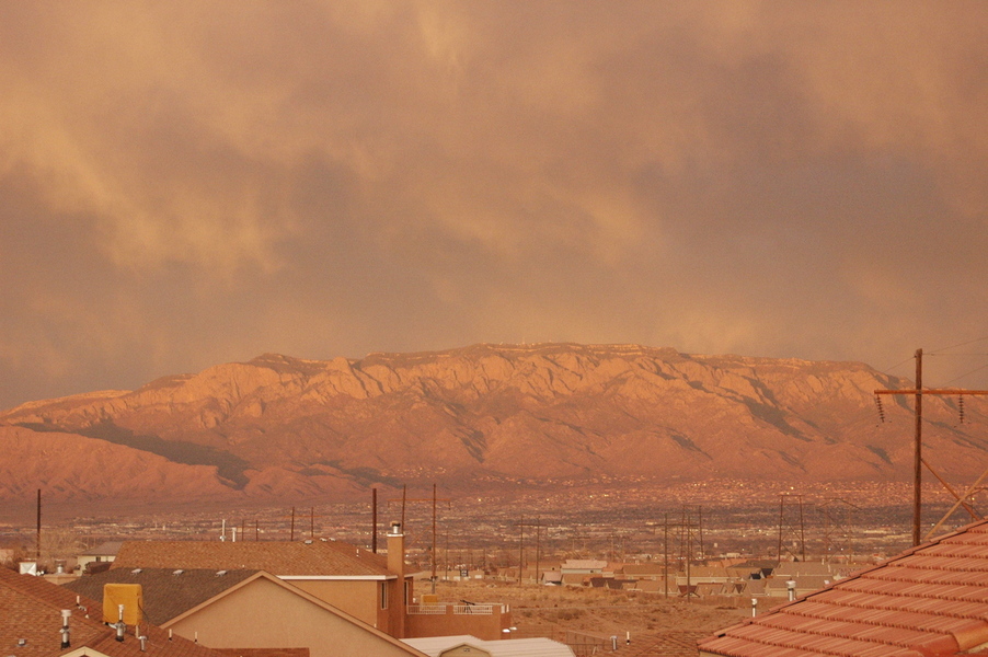 Albuquerque, NM: View from our home - ABQ, NM