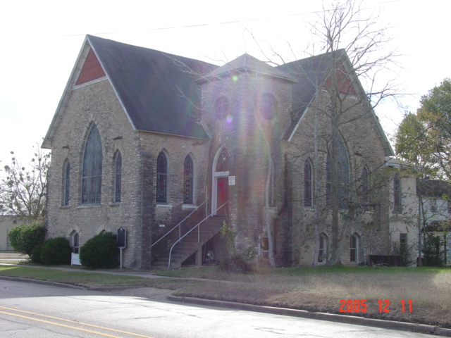 Navasota, TX : Church in Navasota taken December 2005