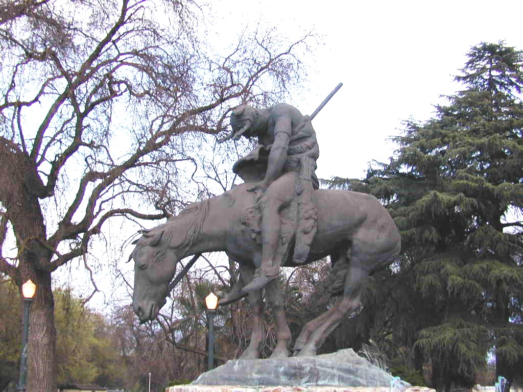 Visalia, CA: "End of the Trail" by James Earle Fraser
