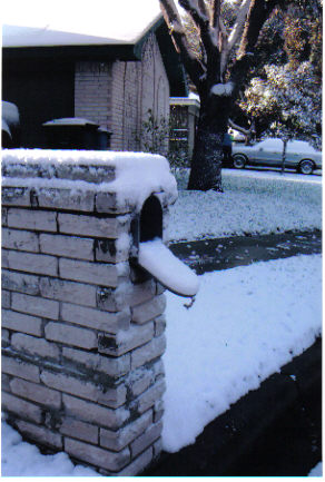 McAllen, TX : Snow in McAllen after 109 years without snow! photo