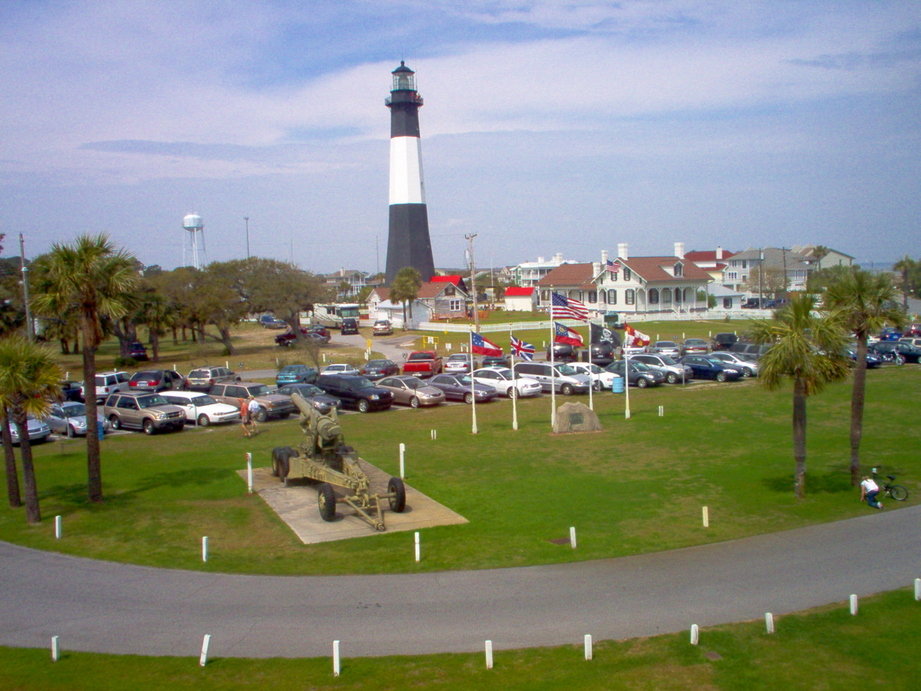 Tybee Island, GA : View from top of Fort Screven