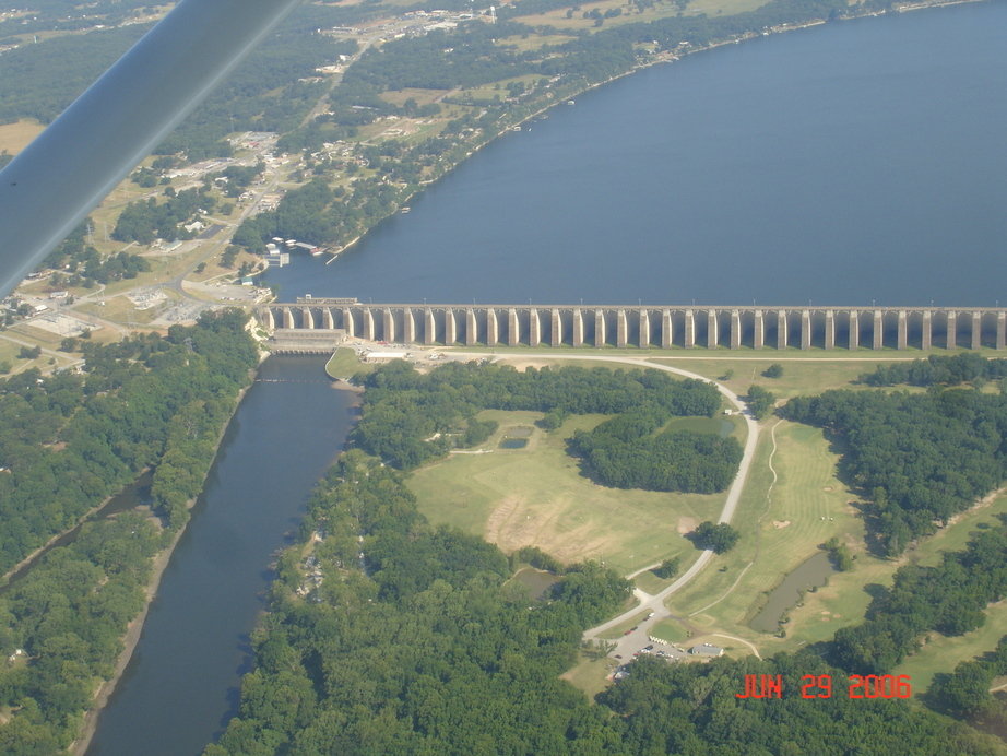 Grove, OK Flying over Grand Lake photo, picture, image (Oklahoma) at