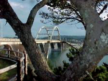 Waldport, OR : Alsea Bay Baridge from North Shore