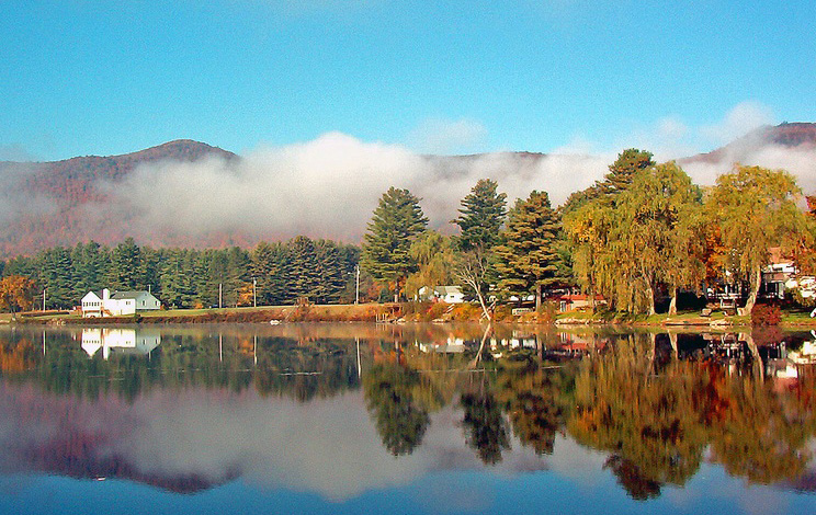 Wells, NY : October Morning Mist