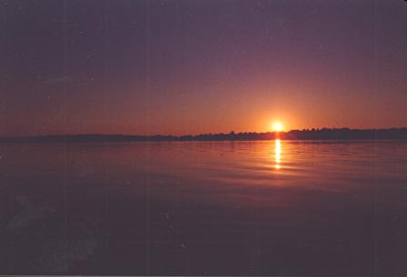 Nisswa, MN: Dying Light on Round Lake