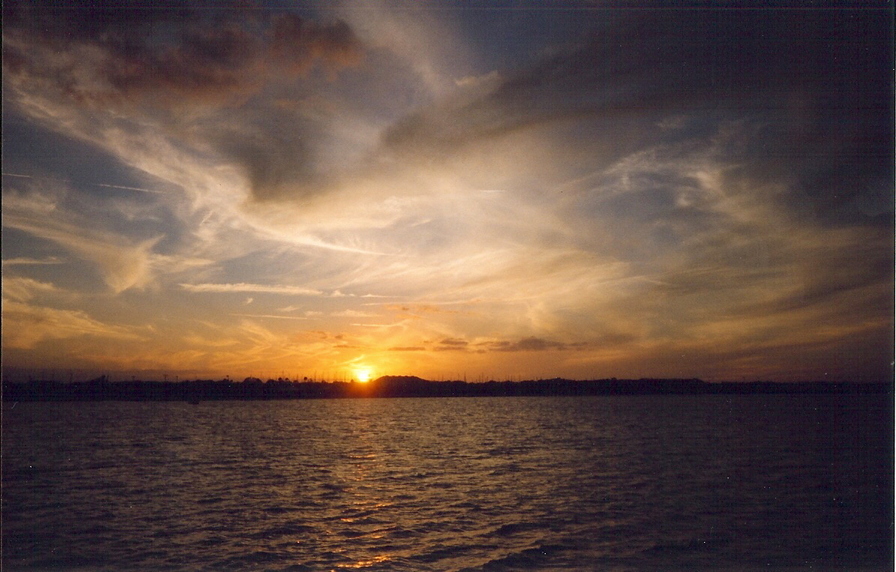Titusville, FL : Titusville pier @ dusk