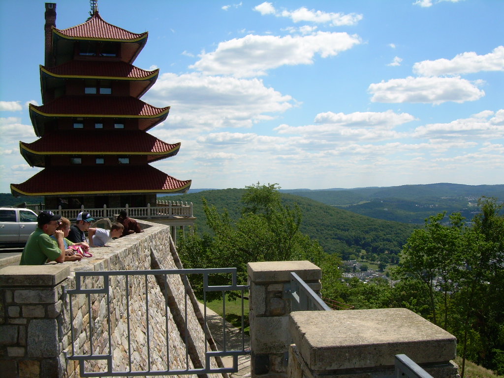 Reading, PA: The Pagoda from the right