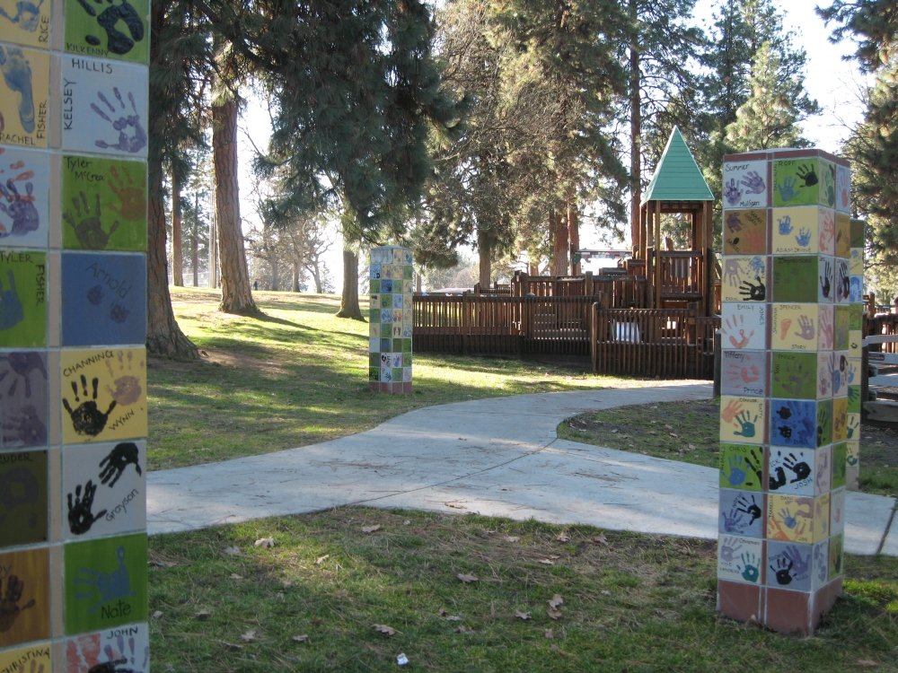 The Dalles, OR: Children's Playground, Sorosis Park, The Dalles, Oregon