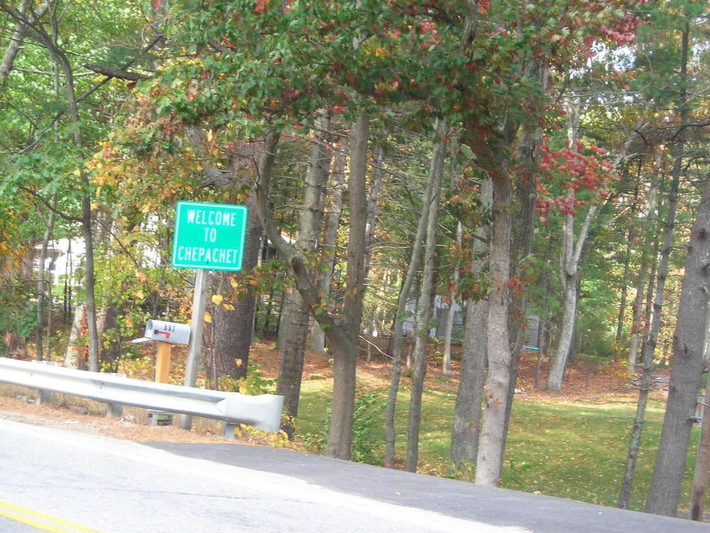 Glocester, RI: Welcome sign