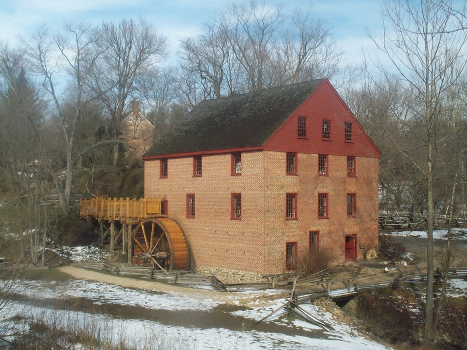 Great Falls, VA: the old mill near Leesburg Pike