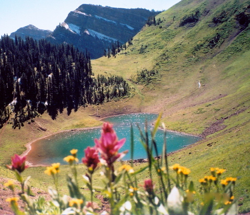 Afton, WY : Lake above Afton, Wyoming