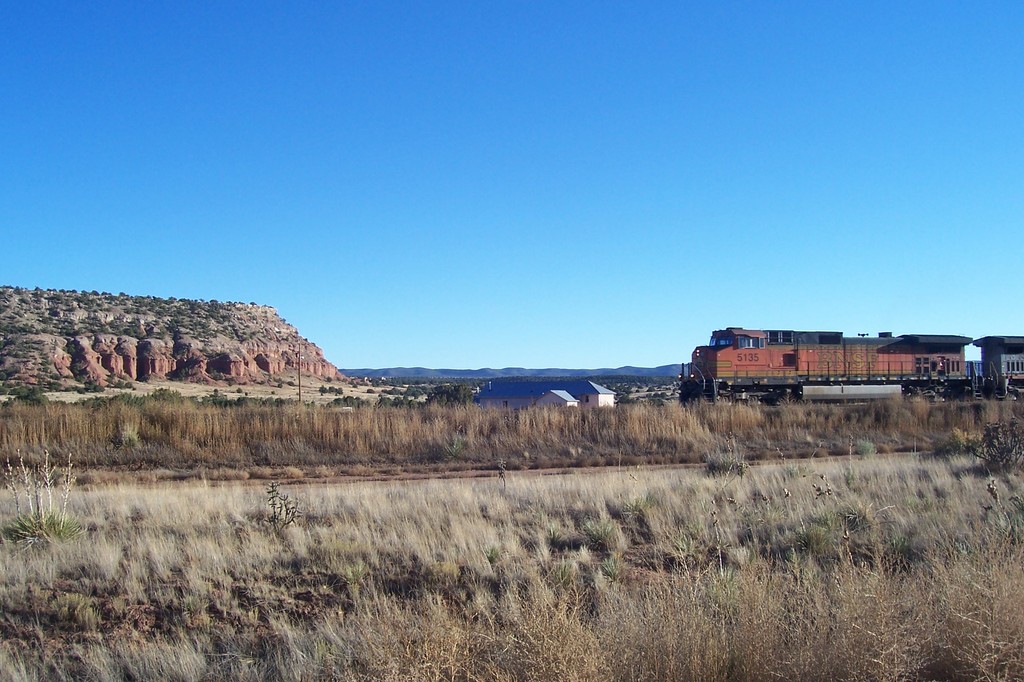 Mountainair, NM Heading West right out of Mountainair photo, picture