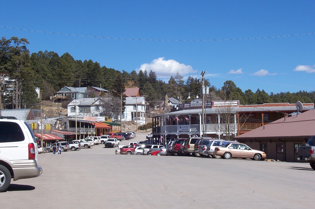 Cloudcroft, NM Downtown in March 2007 photo, picture, image (New
