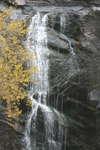Spearfish, SD: Waterfall in scenic Spearfish Valley