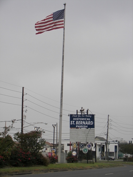 Arabi, LA : Welcoming sign in Arabi