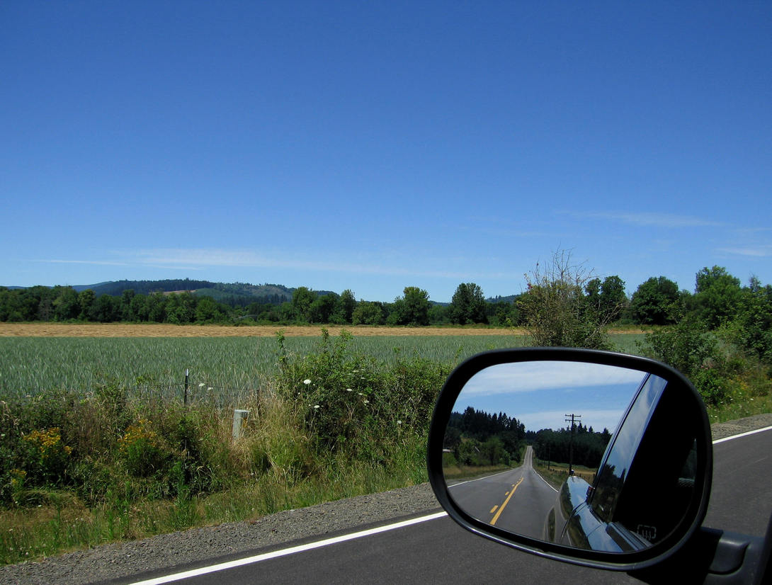 Southeast Benton, OR : In the Mirror....