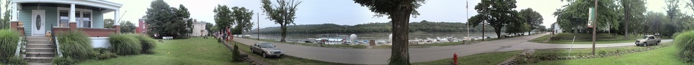 New Richmond, OH : New Richmond view above the marina