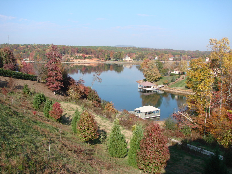 Hickory NC Fall On Lake Hickory From My Window Photo Picture Image 